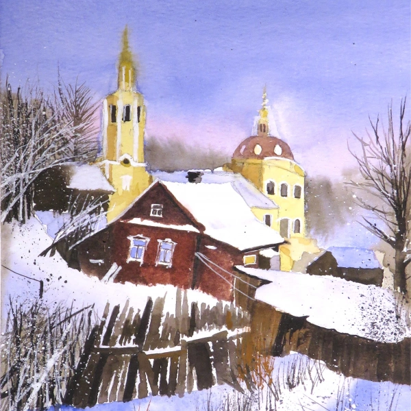 Зима в Всехсвятском